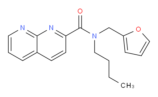 N-butyl-N-(furan-2-ylmethyl)-1,8-naphthyridine-2-carboxamide
