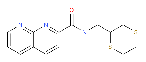 N-((1,4-dithian-2-yl)methyl)-1,8-naphthyridine-2-carboxamide