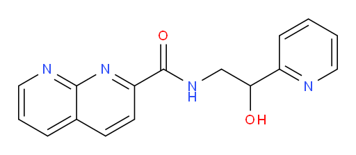N-(2-hydroxy-2-(pyridin-2-yl)ethyl)-1,8-naphthyridine-2-carboxamide