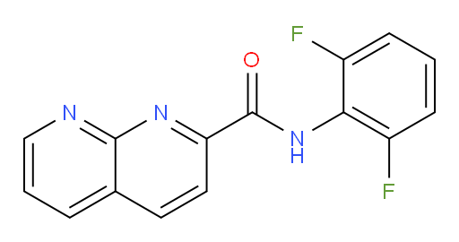 N-(2,6-difluorophenyl)-1,8-naphthyridine-2-carboxamide
