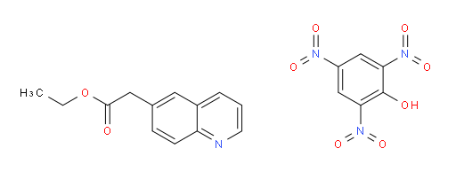 ethyl 2-(quinolin-6-yl)acetate compound with picric acid (1:1)