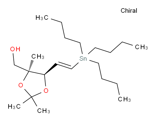 ((4S,5R)-2,2,4-trimethyl-5-((E)-2-(tributylstannyl)vinyl)-1,3-dioxolan-4-yl)methanol