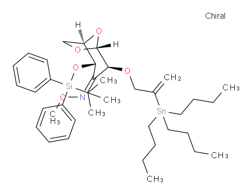 (1R,2S,4S,5R,Z)-2-((tert-butyldiphenylsilyl)oxy)-4-((2-(tributylstannyl)allyl)oxy)-6,8-dioxabicyclo[3.2.1]octan-3-one O-methyl oxime