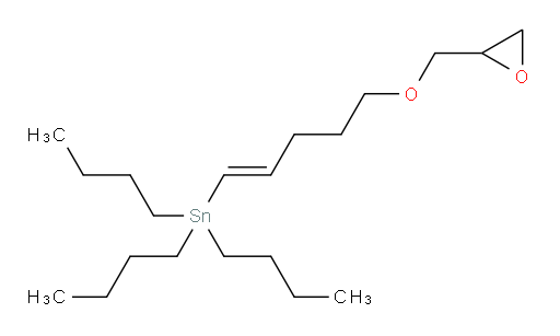 (E)-tributyl(5-(oxiran-2-ylmethoxy)pent-1-en-1-yl)stannane