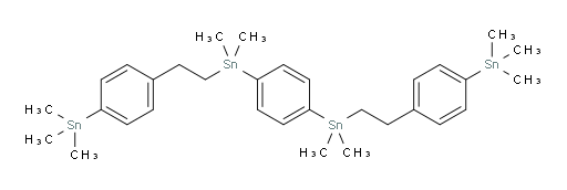 1,4-bis(dimethyl(4-(trimethylstannyl)phenethyl)stannyl)benzene