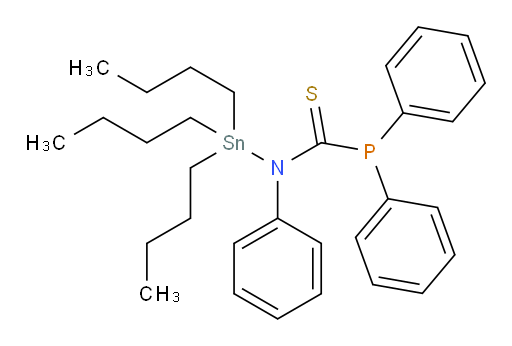N,1,1-triphenyl-N-(tributylstannyl)phosphinecarbothioamide