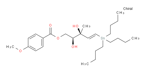 (2S,3S,E)-2,3-dihydroxy-3-methyl-5-(tributylstannyl)pent-4-en-1-yl 4-methoxybenzoate