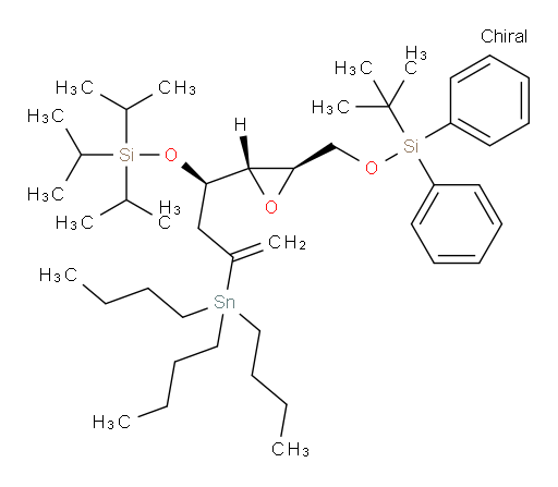 tert-butyldiphenyl(((2R,3S)-3-((R)-3-(tributylstannyl)-1-((triisopropylsilyl)oxy)but-3-en-1-yl)oxiran-2-yl)methoxy)silane
