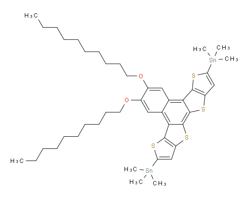 1,1′-[5,6-Bis(decyloxy)dithieno[2,3-d:2′,3′-d′]naphtho[2,1-b:3,4-b′]dithiophene-2,9-diyl]bis[1,1,1-trimethylstannane]