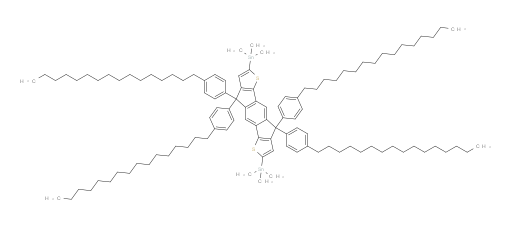 (4,4,9,9-tetrakis(4-hexadecylphenyl)-4,9-dihydro-s-indaceno[1,2-b:5,6-b']dithiophene-2,7-diyl)bis(trimethylstannane)