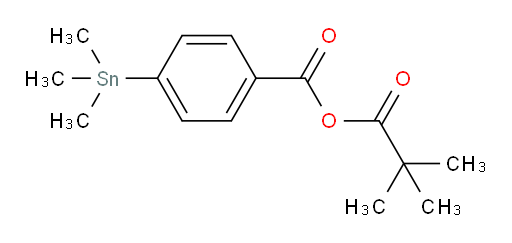 4-(trimethylstannyl)benzoic pivalic anhydride