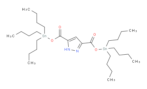 bis(tributylstannyl) 1H-pyrazole-3,5-dicarboxylate