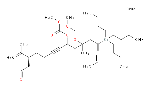 (3S)-10-(methoxymethoxy)-2,10-dimethyl-3-(2-oxoethyl)-12-(tributylstannyl)pentadeca-1,12,13-trien-6-yn-8-yl methyl carbonate