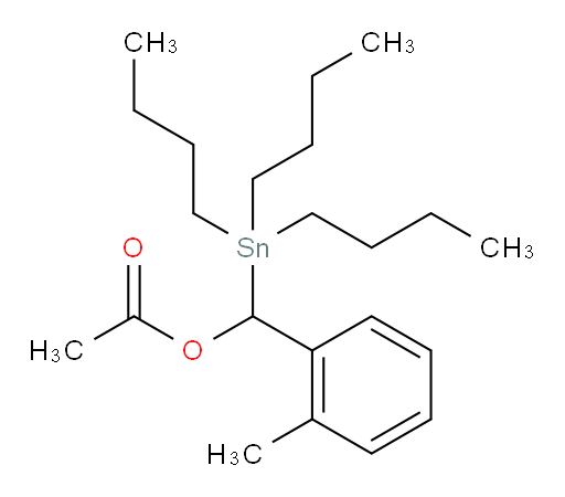 o-tolyl(tributylstannyl)methyl acetate