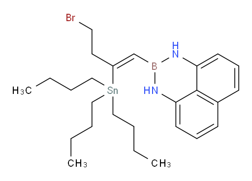 (Z)-2-(4-bromo-2-(tributylstannyl)but-1-en-1-yl)-2,3-dihydro-1H-naphtho[1,8-de][1,3,2]diazaborinine