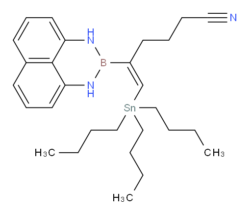 (E)-5-(1H-naphtho[1,8-de][1,3,2]diazaborinin-2(3H)-yl)-6-(tributylstannyl)hex-5-enenitrile