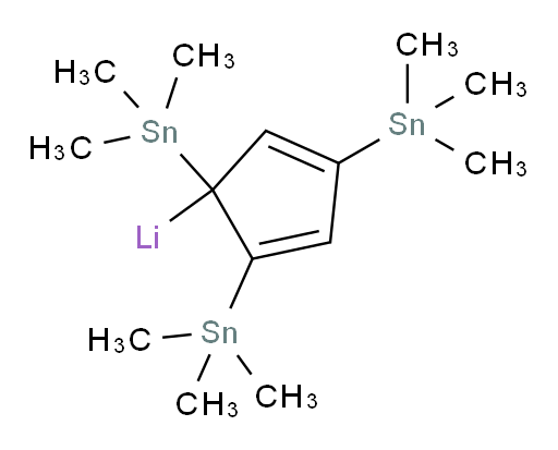 (1,2,4-tris(trimethylstannyl)cyclopenta-2,4-dien-1-yl)lithium