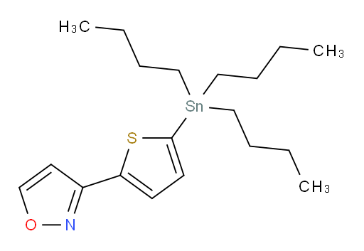 3-(5-(三丁基锡基)噻吩-2-基)异噁唑