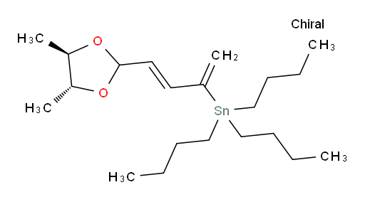 三丁基((E)-4-((4R,5R)-4,5-二甲基-1,3-二氧杂环戊烷-2-基)丁-1,3-二烯-2-基)锡烷