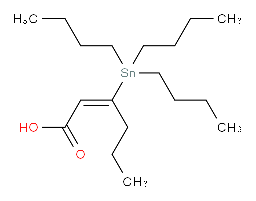 (E)-3-(三丁基锡基)己-2-烯酸