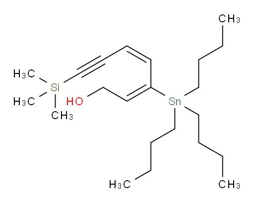 (2E,4Z)-3-(三丁基锡基)-7-(三甲基硅基)庚-2,4-二烯-6-炔-1-醇