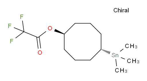 (1r,5r)-5-(三甲基锡基)环辛基 2,2,2-三氟乙酸酯
