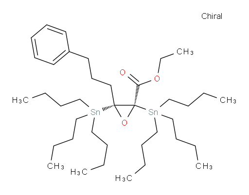 (2R,3R)-乙基 3-(3-苯基丙基)-2,3-双(三丁基锡基)环氧乙烷-2-甲酸酯