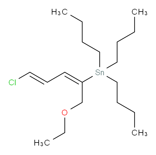 三丁基((2E,4E)-5-氯-1-乙氧基戊-2,4-二烯-2-基)锡烷