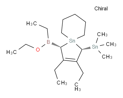 (1S,4S)-1-(乙氧基(乙基)boryl)-2,3-二乙基-4-(三甲基锡基)-5-锡杂螺[4.5]癸-2-烯
