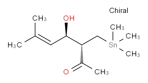 (3S,4R)-4-羟基-6-甲基-3-((三甲基锡基)甲基)庚-5-烯-2-酮