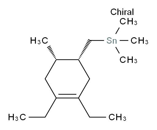 (((1R,6S)-3,4-二乙基-6-甲基环己-3-烯-1-基)甲基)三甲基锡烷