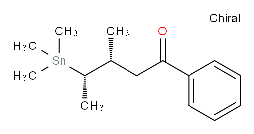 (3R,4S)-3-methyl-1-phenyl-4-(trimethylstannyl)pentan-1-one