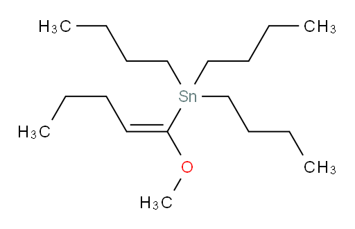 (Z)-三丁基(1-甲氧基戊-1-烯-1-基)锡烷