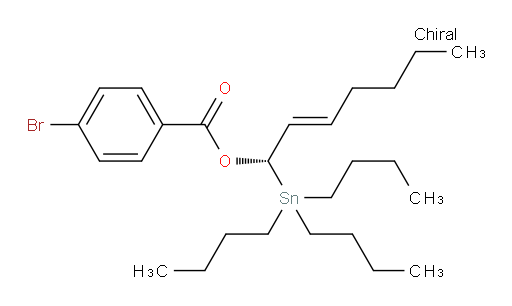 (S,E)-1-(三丁基锡基)庚-2-烯-1-基 4-溴苯甲酸酯