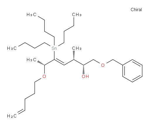 (2R,3S,6R,Z)-1-(benzyloxy)-3-methyl-6-(pent-4-en-1-yloxy)-5-(tributylstannyl)hept-4-en-2-ol