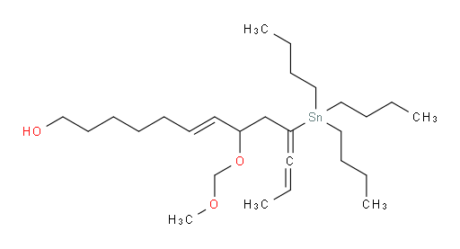 (E)-8-(甲氧基甲氧基)-10-(三丁基锡基)十三-6,10,11-三烯-1-醇