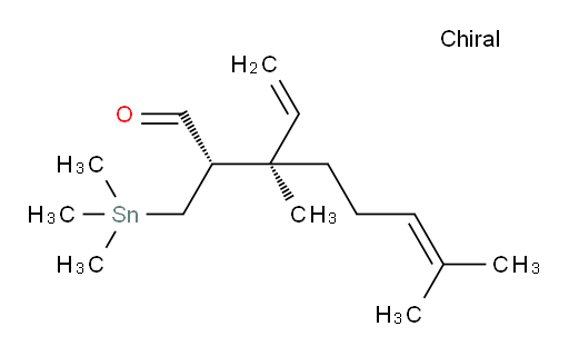 (2S,3R)-3,7-二甲基-2-((三甲基锡基)甲基)-3-乙烯基辛-6-烯醛