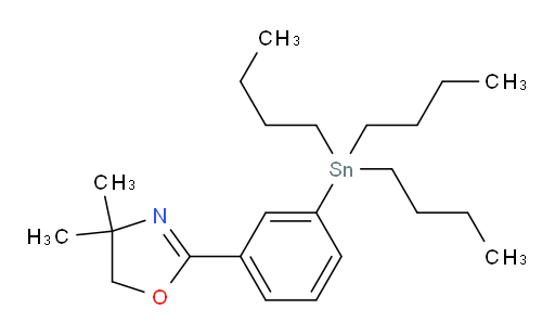 4,4-二甲基-2-(3-(三丁基锡基)苯基)-4,5-二氢噁唑
