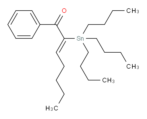 (Z)-1-苯基-2-(三丁基锡基)庚-2-烯-1-酮