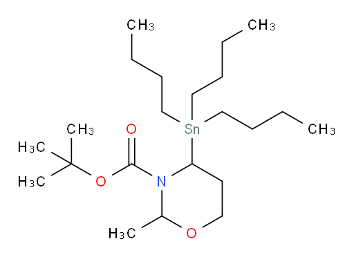 叔丁基 2-甲基-4-(三丁基锡基)-1,3-噁唑杂环己烷-3-甲酸酯