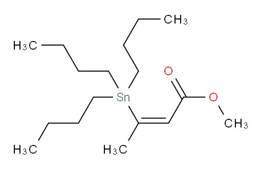 (Z)-methyl 3-(tributylstannyl)but-2-enoate