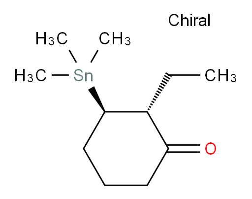 (2R,3R)-2-乙基-3-(三甲基锡基)环己酮