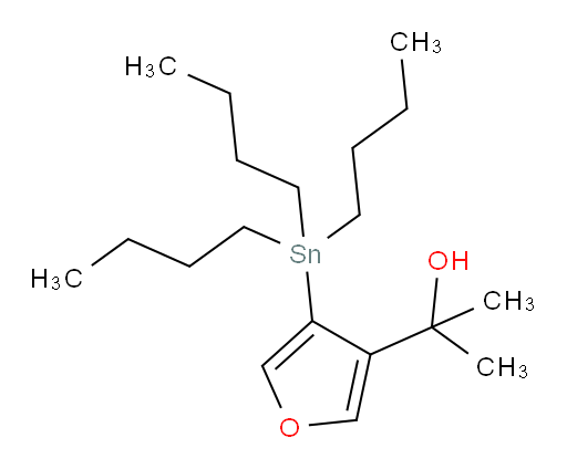 2-(4-(三丁基锡基)呋喃-3-基)丙-2-醇