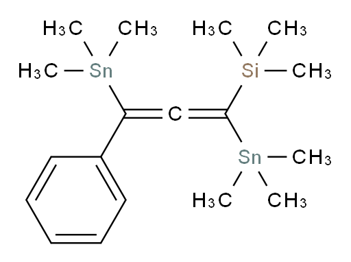 三甲基(3-苯基-1,3-双(三甲基锡基)propa-1,2-二烯-1-基)硅烷