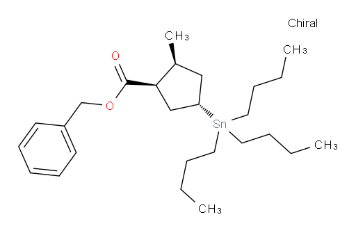 (1R,2S,4S)-苄基 2-甲基-4-(三丁基锡基)环戊烷甲酸酯