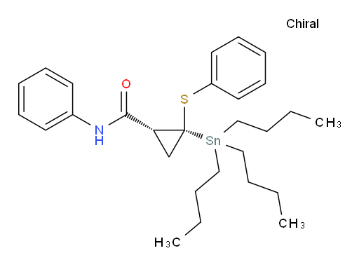 (1R,2R)-N-苯基-2-(苯基硫基)-2-(三丁基锡基)环丙烷甲酰胺