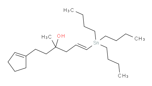 (E)-1-(环戊-1-烯-1-基)-3-甲基-6-(三丁基锡基)己-5-烯-3-醇