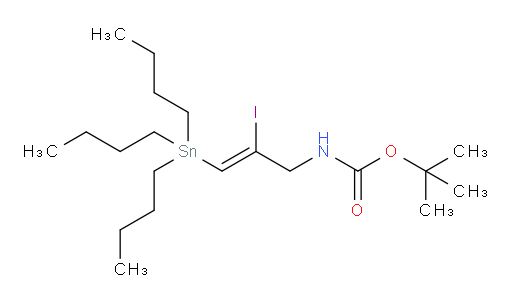 (Z)-叔丁基 (2-碘-3-(三丁基锡基)烯丙基)氨基甲酸酯