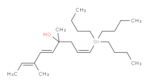 (1Z,5E,7E)-4,7-dimethyl-1-(tributylstannyl)nona-1,5,7-trien-4-ol