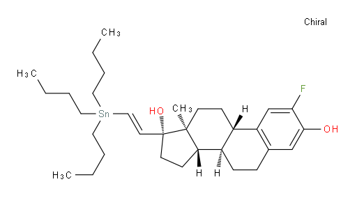 (8R,9S,13S,14S,17R)-2-fluoro-13-methyl-17-((E)-2-(tributylstannyl)vinyl)-7,8,9,11,12,13,14,15,16,17-decahydro-6H-cyclopenta[a]phenanthrene-3,17-diol